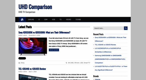 uhdcomparison.com