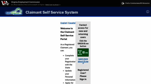 uidirect.vec.virginia.gov - Customer Self Service Logon - Uidirect Vec ...