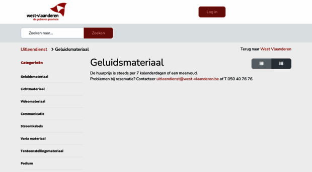uitleendienst.west-vlaanderen.be