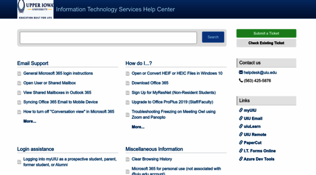 uiutechsupport.sherpadesk.com