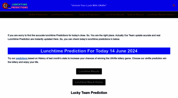 uk49slunchtimepredictions.com