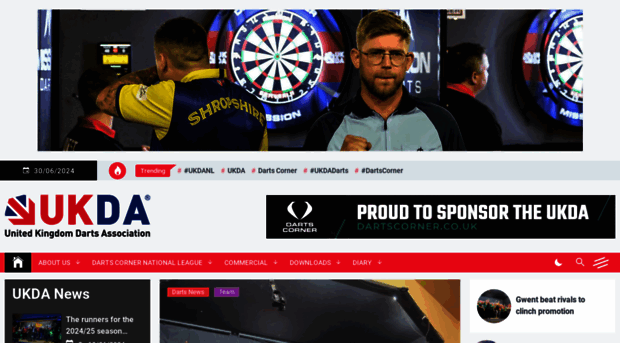 ukdartsassociation.com