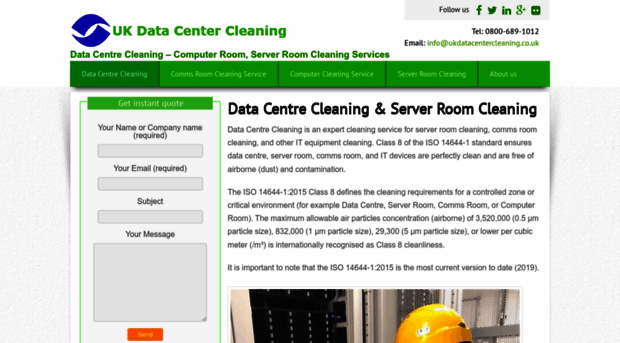 ukdatacentercleaning.co.uk