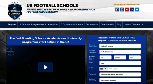 ukfootballschools.com