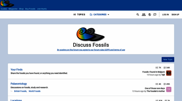 ukfossils.discussion.community