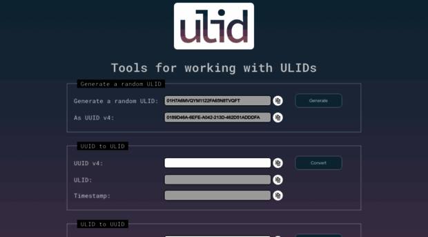 ulidtools.com