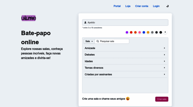 ulme.chat - Bate-papo online - uLme - ULme