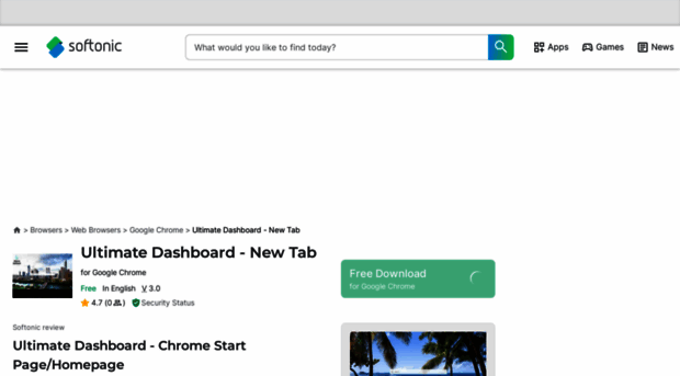 ultimate-dashboard-new-tab.en.softonic.com