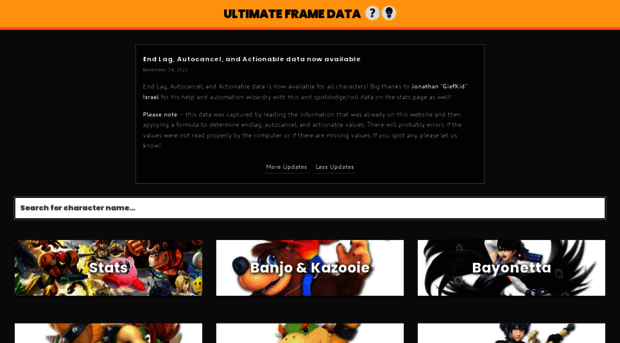 ultimateframedata.com