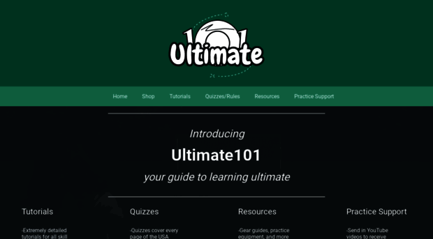 ultimatefrisbee101.com