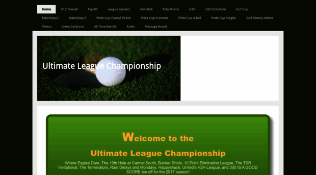 ultimateleaguechampionship.yolasite.com