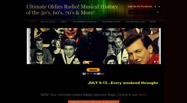 ultimateoldiesradio.com