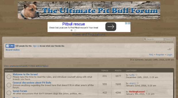 ultimatepitbullforum.com