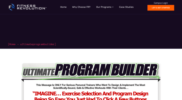 ultimateprogrambuilder.com