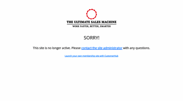 ultimatesalesmachine.customerhub.net