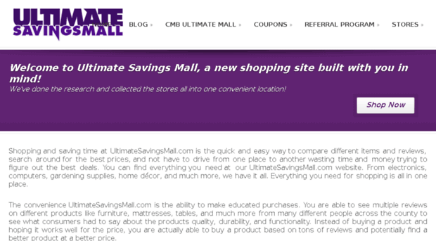 ultimatesavingsmall.com