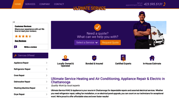 ultimateserviceappliance.com