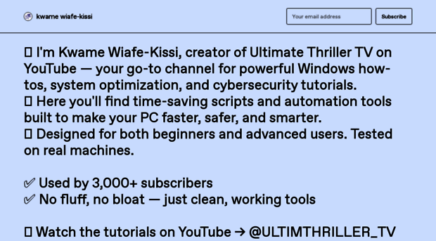 ultimatethrillertv.gumroad.com