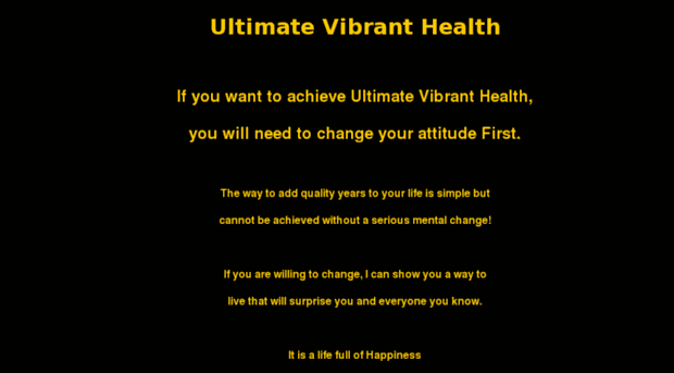 ultimatevibranthealth.com