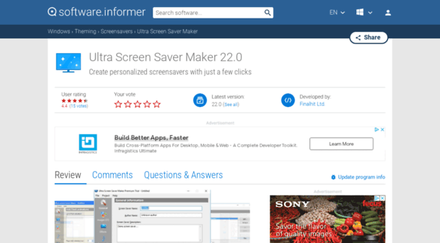 ultra-screen-saver-maker.software.informer.com