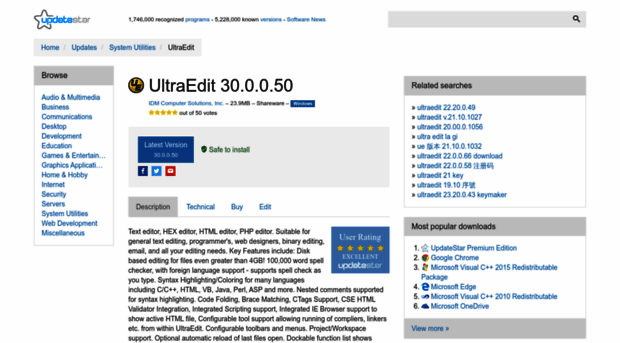 ultraedit.updatestar.com