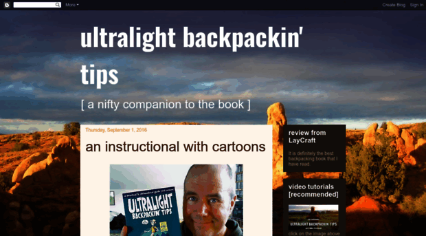 ultralightbackpackintips.blogspot.com