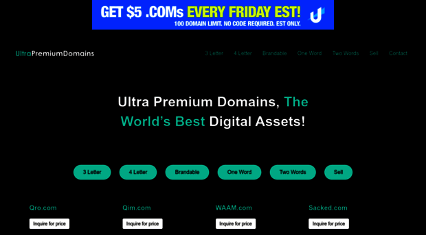 ultrapremiumdomains.com
