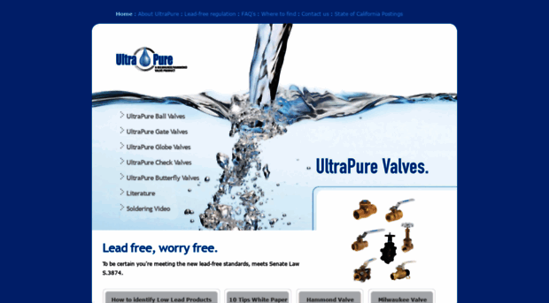 ultrapurenoleadvalves.com