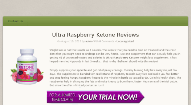 ultraraspberryketone.org