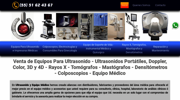 ultrasonidoyequipomedico.com.mx