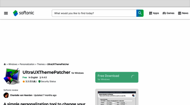 ultrauxthemepatcher.en.softonic.com