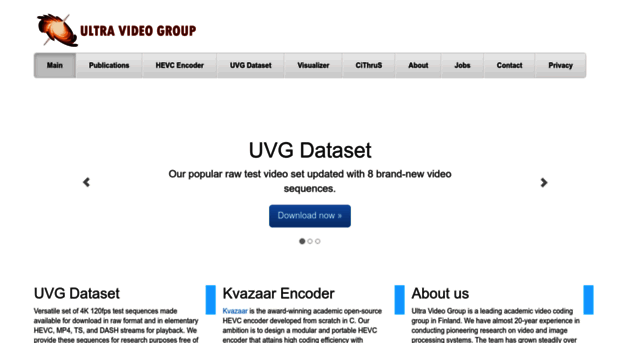 ultravideo.cs.tut.fi