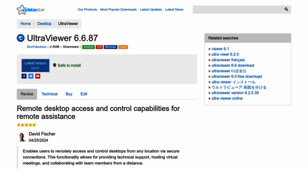 ultraviewer.updatestar.com