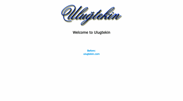 ulugtekin.com