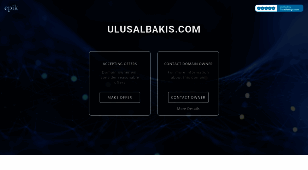 ulusalbakis.com