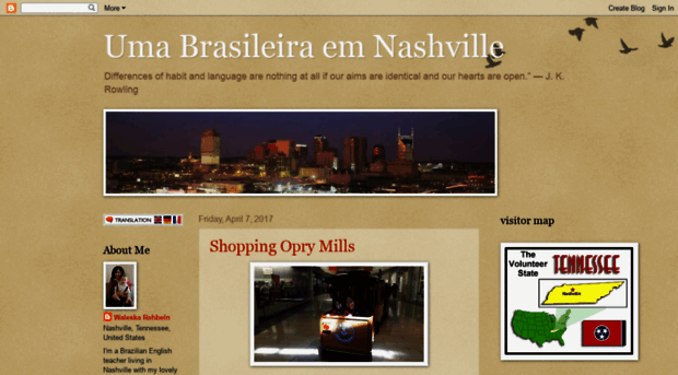 umabrasileiraemnashville.blogspot.pt