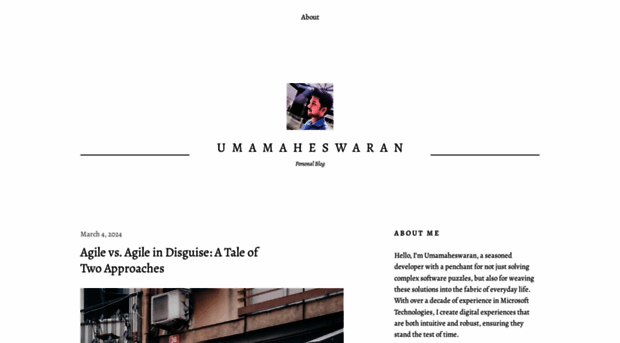 umamaheswaran.com