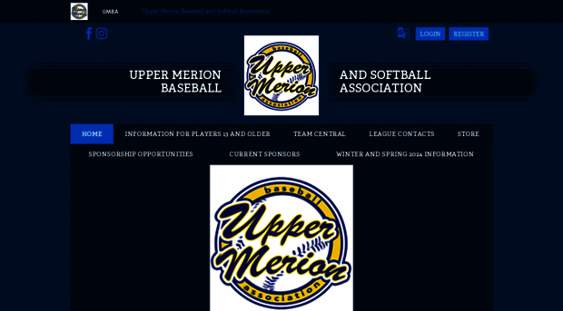 umbabaseball.com