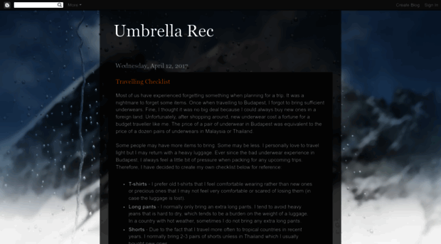 umbrellarec.blogspot.com