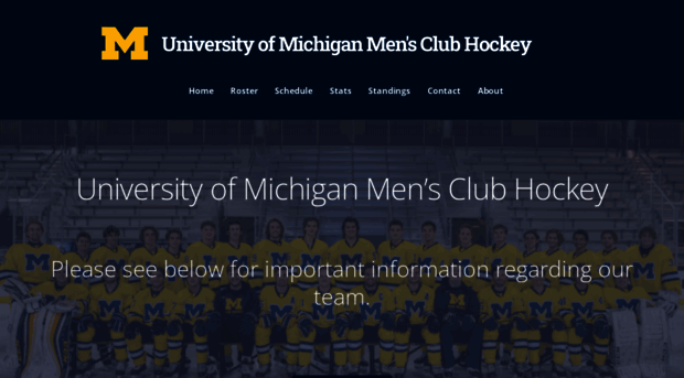 umclubhockey.com