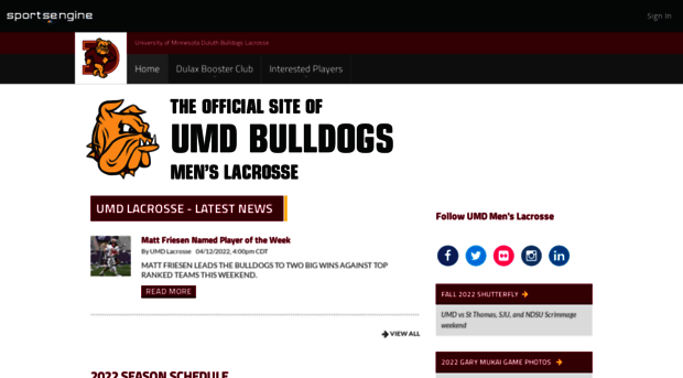 umdlacrosse.com