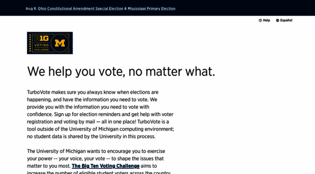 umich.turbovote.org