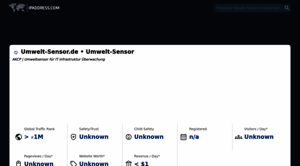 umwelt-sensor.de.ipaddress.com