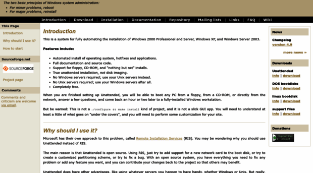 unattended.sourceforge.net