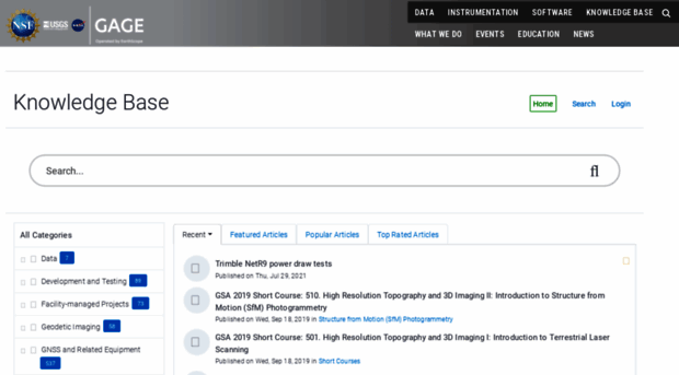 unavco.knowledgebase.co
