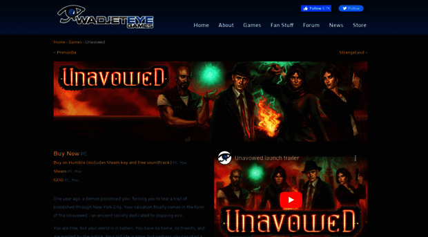 unavowed-game.com