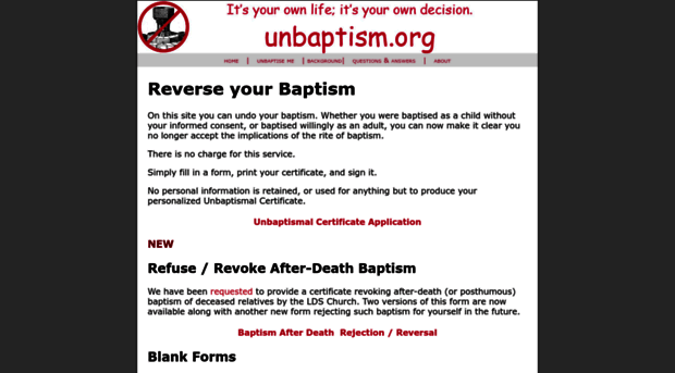 unbaptism.org