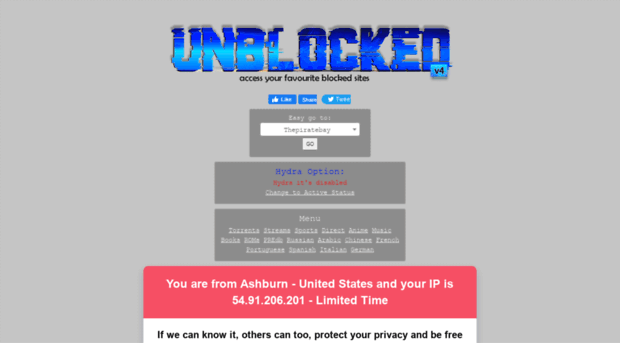 unblockedsites.net