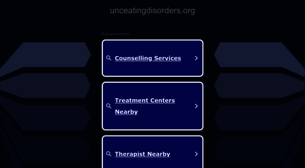 unceatingdisorders.org