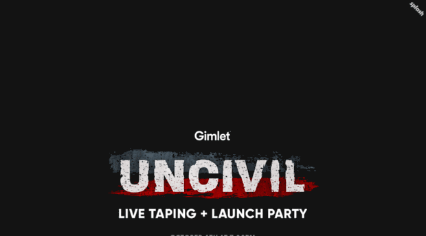 uncivillive.splashthat.com